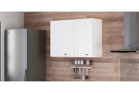 MİNAR 100 CM MUTFAK DOLABI BEYAZ 100-B1-ÜST MODÜL