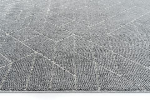 EKO HALI URBAN URB 03 GRİ BEYAZ ETNİK HAV TOZ VERMEZ YUMUŞAK KESME YOLLUK HALI 100X250