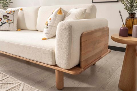 DİVA İSKANDİNAV ÜÇLÜ NATURAL AYAK, BEYAZ