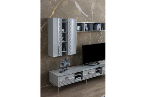 ELİT TV ÜNİTESİ SİS GRİ