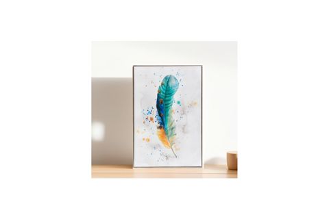 BOHO TÜY MOTİFLİ KANVAS TABLO