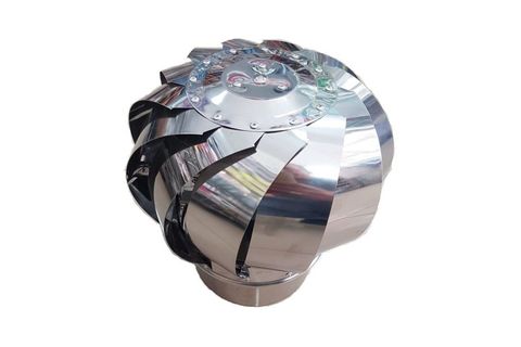 ÇELİK RÜZGAR GÜLÜ BACA DÖNERİ DÖNER ŞAPKA UYUYAN SOBA, 13 CM ÇAP