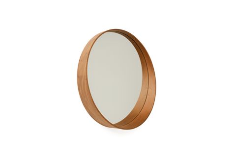 BİAS DUVAR AYNASI, CEVİZ, 80 CM