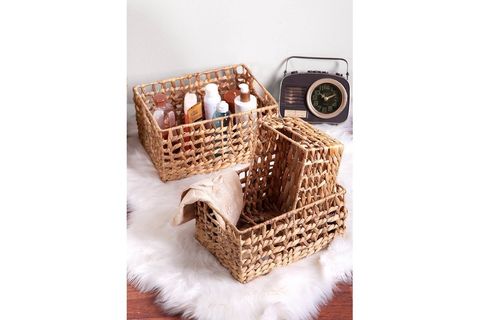 HASIR İRİ ÖRGÜLÜ SEPET 12X26X19 CM NATUREL