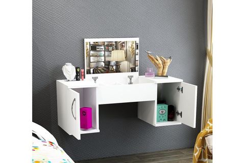 MAKYAJ MASASI MERCAN BEYAZ