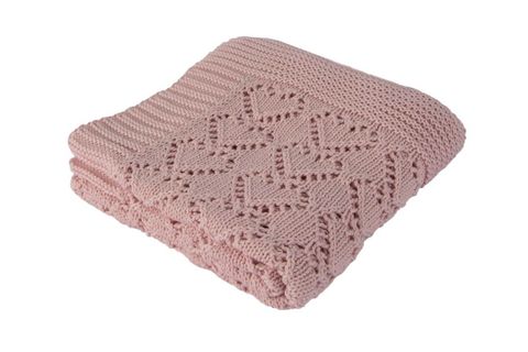 BETİRES HOME ÖRGÜ BEBEK BATTANİYESİ, PEMBE, BB16006