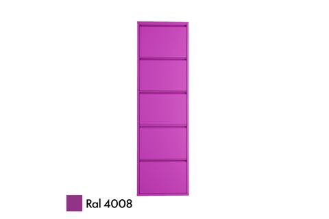 LİNEA METAL AYAKKABILIK, MÜRDÜM, 5 KAPAKLI