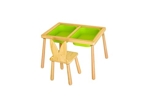 WOODNJOY AHŞAP DUYUSAL OYUN MASASI TAKIMI, 1 ADET SANDALYE