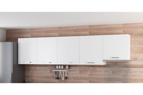 MİNAR 300 CM MUTFAK DOLABI BEYAZ 300-B11-ÜST MODÜL