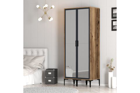 KUMSAL 2 KAPILI RR GARDIROP, LİDYA ANTRASİT