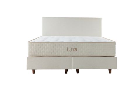 LUNA MILKY SABİT BAZA VE BAŞLIK SETİ, KUMAŞ DEĞİŞTİRİLEBİLİR, 90X200