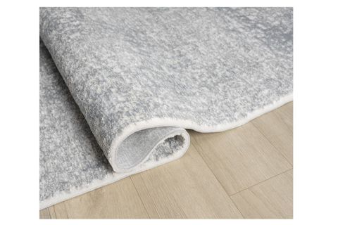 VİTA SERİSİ BAMBU DOKULU MODERN MAKİNE HALISI, GRİ, 80X350
