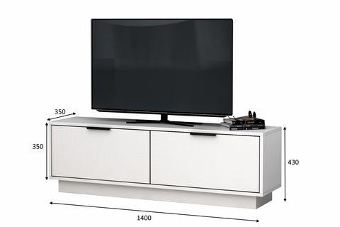 LİSA TV ÜNİTESİ, BEYAZ, 140 CM