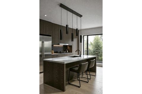 OPTİMA BEŞLİ SARKIT AVİZE, SİYAH METAL