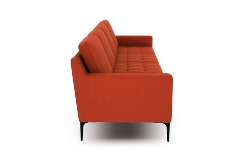 NORMOD DÖRTLÜ KOLTUK, KIRMIZI, METAL ALTIN AYAK