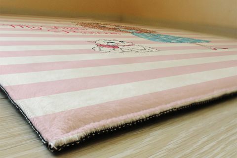 KARNAVAL MAVİ ELBİSELİ KÜÇÜK PRENSES ÇOCUK ODASI HALISI 150X200