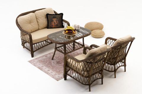 LORES İKİLİ BAHÇE TAKIMI, RATTAN