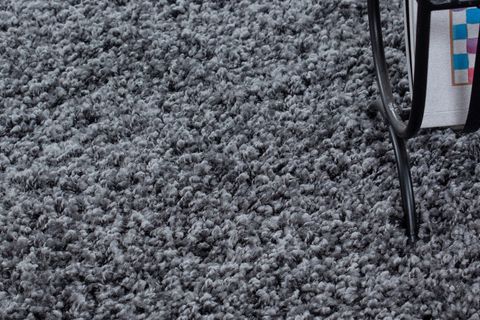 SHAGGY HALI, KOYU GRİ, 80X80