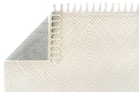 EKO HALI URBAN URB 01 KREM ETNİK HAV TOZ VERMEZ YUMUŞAK KESME YOLLUK HALI 120X250
