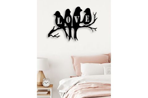 DALDA KUŞLAR 35X50CM MDF DUVAR TABLOSU DVR7436502841811