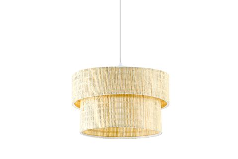 HASIR MODERN DOĞAL HAZERAN RATTAN AVİZE, BAMBU