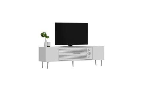 DEKOL TV SEHPASI, 3CT, BEYAZ GÜMÜŞ