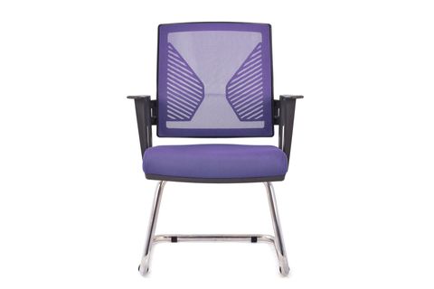 LAMA FİLELİ BEKLEME KOLTUĞU MİSAFİR OFİS SANDALYESİ, MOR
