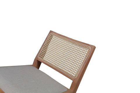 NİVA AHŞAP HAZERANLI NATURAL SANDALYE