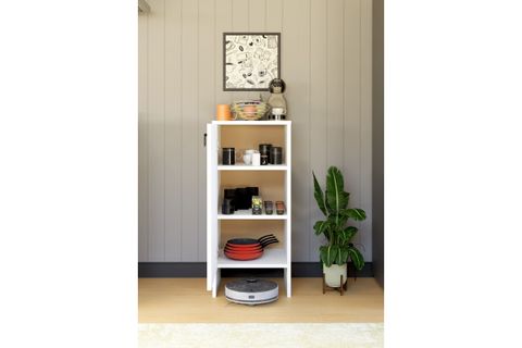 KABİ TEK KAPAKLI ÇOK AMAÇLI DOLAP, BEYAZ