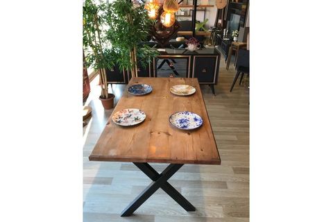 WOODEN DUMANO X MASA, CEVİZ, 120X80