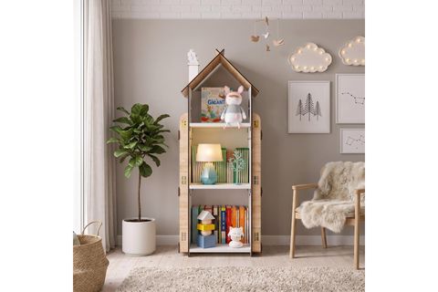 BABY DARLİNG DOKUZ BÖLMELİ MONTESSORİ ÇOCUK KİTAPLIĞI, TRAVERTEN