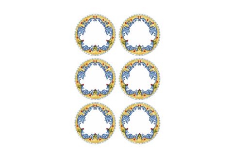 THE MİA LİMONCELLO SERVİS TABAĞI 6LI SET 26 CM