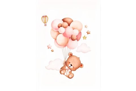 PINK BABY FRANK RAY KANVAS TABLO