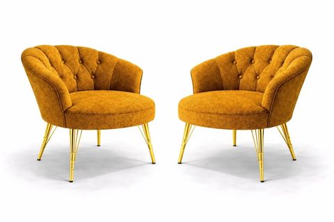 PUFY PAPATYA TEKLİ BERJER, SARI, 2 ADET