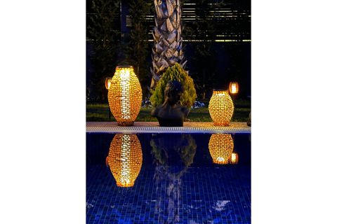 ÖZCAN AYDINLATMA DIŞ MEKAN SOLAR MASA LAMBASI D40 X H72CM, 4457-S09
