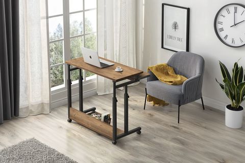 YÜKSEKLİK AYARLI VE KLAVYELIKLI ÇALIŞMA MASAS, ÇAM, 80X40