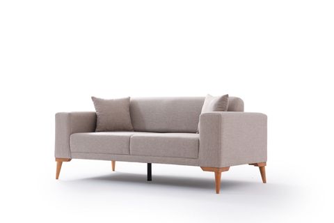 BABİL İKİLİ KANEPE, KREM