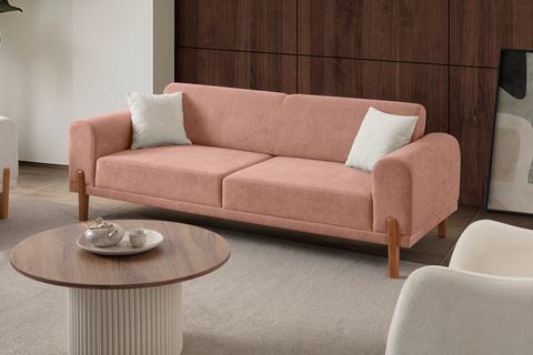 HAMBURG PLUS SIRT MEKANİZMALI KOLTUK TAKIMI, PEMBE