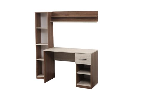 BLESK KİTAPLIKLI PETRA RAFLI ÇALIŞMA MASASI