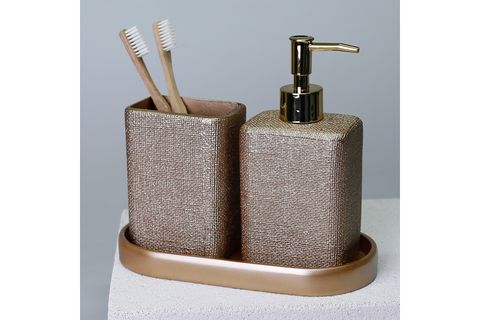 LİNEN BANYO SETİ, VİZON