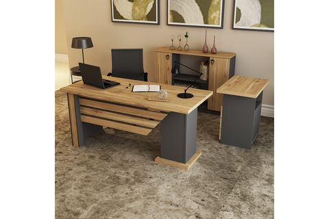 KALENDER DEKOR OPHİRA-1-3-4 OFİS BÜRO MASA TAKIMI, OPH04