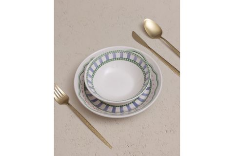 THE MİA SPRİNG YEMEK TABAĞI 6LI SET 20 CM