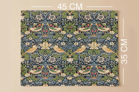 DOĞA ESİNTİSİ PAMUKLU DÖRT ADET AMERİKAN SERVİSİ