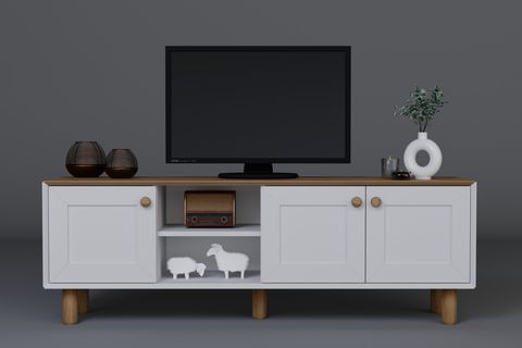 BOHEM SERİSİ TV ÜNİTESİ, GARDEN MEŞE BEYAZ