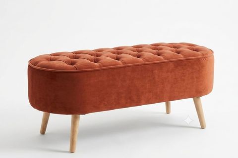 ELEGANT GÜRGEN AYAK BENCH, KİREMİT