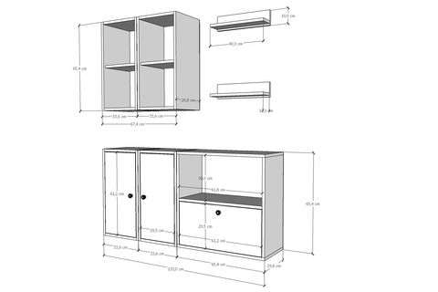 BK ÇOK AMAÇLI DOLAP, 3 KAPAKLI, KBR