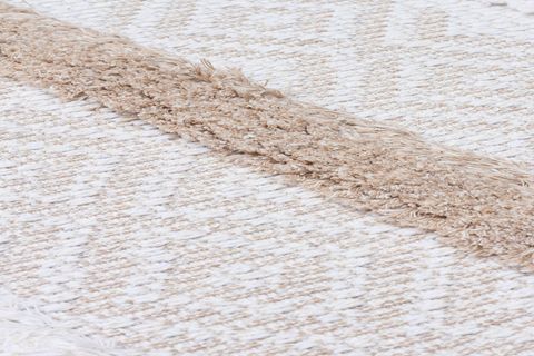 DUBLIN DBL PAMUK HALI 02, CREAM BEİGE, 120X180