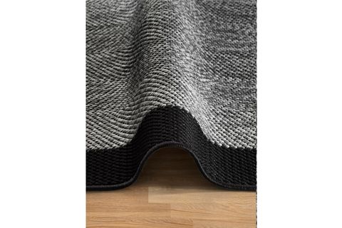 NOVELLO AGRA HASIR DOKULU SİSAL SİYAH HALI, 80X150