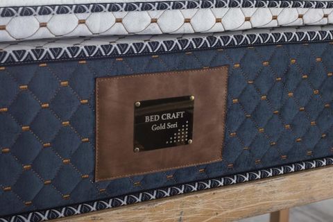 BEDCRAFT PASCHA BLUE FERMUARLI ULTRA FULL ÇİFT KİŞİLİK YATAK, 150X200