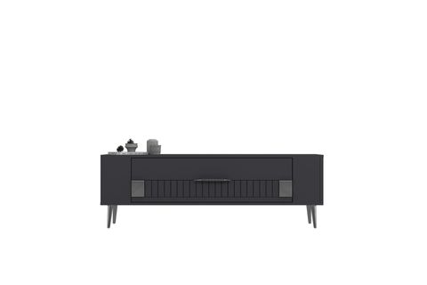 RETROLP TV SEHPASI, 4CT, ANTRASİT GÜMÜŞ